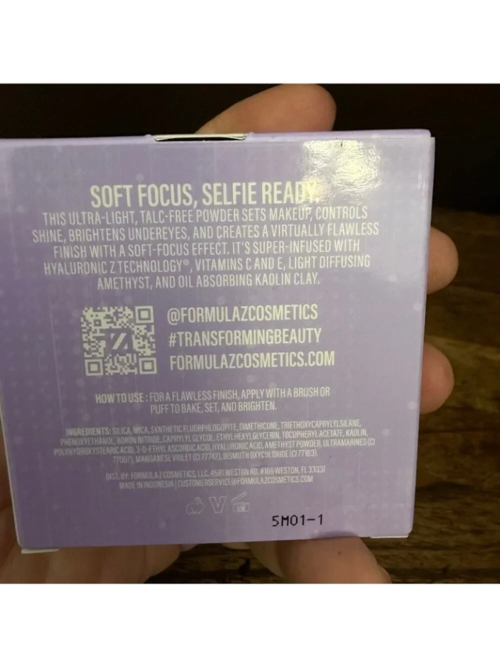 FORMULA Z Cyber Blur Soft Focus Setting Powder (Lavender)